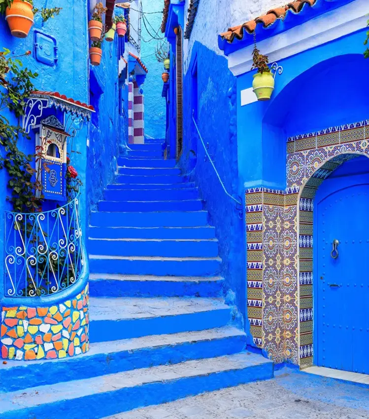 Chefchaouen, Morocco with Orange travel